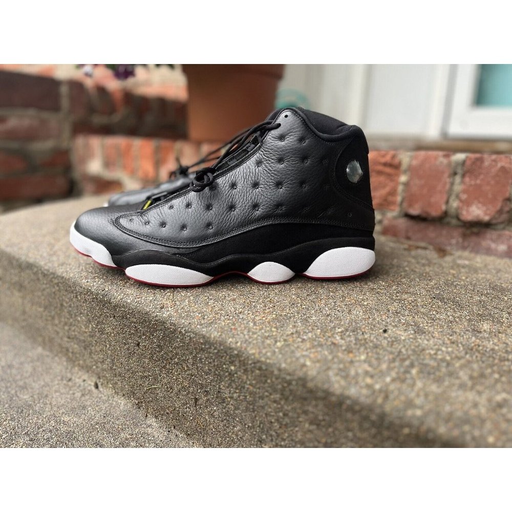 Nike Air Jordan 13 Retro Playoffs Black Red Yellow 414571-062 Men's Size 18